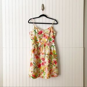 J. Crew Size 10 Floral Printed Seaside Cami Dress